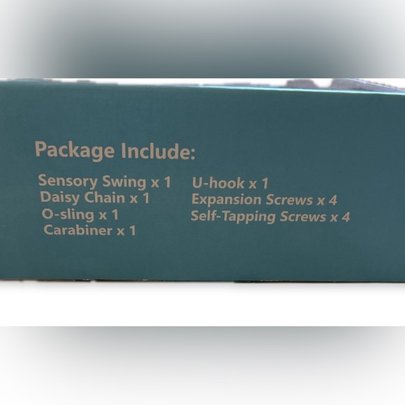 NIB•Sensory Swing by Maxfitone, purple color, one size, holds up to 220lbs - Picture 7 of 10